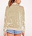 Women's Long Sleeve Zip Up Casual Velvet Blazer Jacket Coat