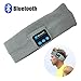 Bluetooth Music Headband, LC-dolida Wireless Bluetooth Stereo Headband Headphones Headset Earbuds Sport Running Yoga Sleeping Headband Gray