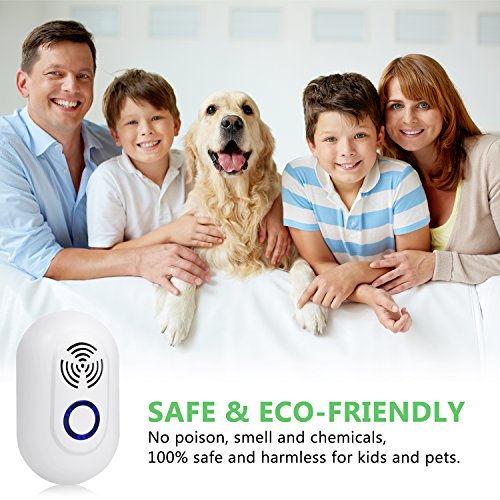 Benewell Pest Control Ultrasonic Repeller Set of 2, Eco-friendly Plug in Indoor Repellent for Mosquitoes, Mice, Ants, Rats, Roaches, Spiders, Bugs, Flies, Rodents - Human & Pet Safe Pest Warrior - Thumbnail 2