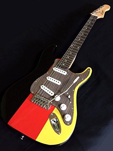 NEW EBONY PICKGUARD STRAT STYLE PRO 6 STRING ELECTRIC GUITAR