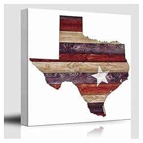 Austin Star Red White and Blue Texas Rustic...