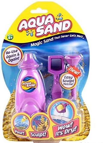 Aqua Sand Magic Coloured Play Sand For Water Set Never Gets Wet Kids Toy 4+ New (purple) by Aqua Sand