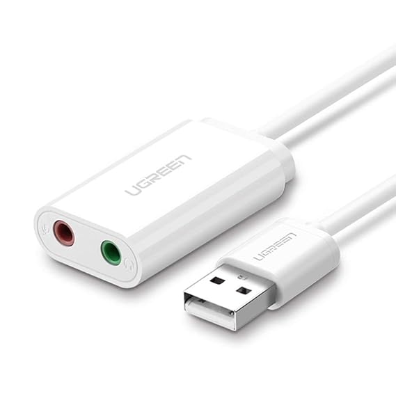 UGREEN Externe USB Soundkarte für Computer, PS4 usw.