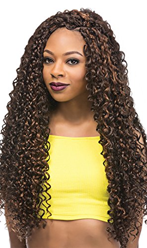 Bahamas Curl 24 Braid (1B Off Black) - Outre X-Pression Synthetic Crochet Braiding Hair by X-pression