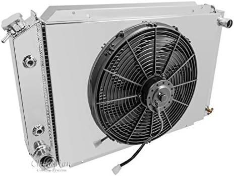 Champion Cooling CC138-AS Ford Thunderbird 3 Row Plus Fan and Shroud Combo