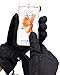 FURST Men's Touchscreen Winter Gloves + Infinity Scarf Set, Hidden Pocket, Thinsulate, Waterproof