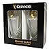  Guinness Gravity 20oz. Embossed Beer Glasses Pair 14K Gold Harp Logo [2 pack]