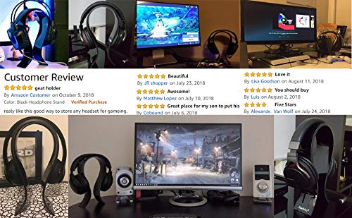 6 AmoVee+Acrylic+Headphone+Gaming+Headset