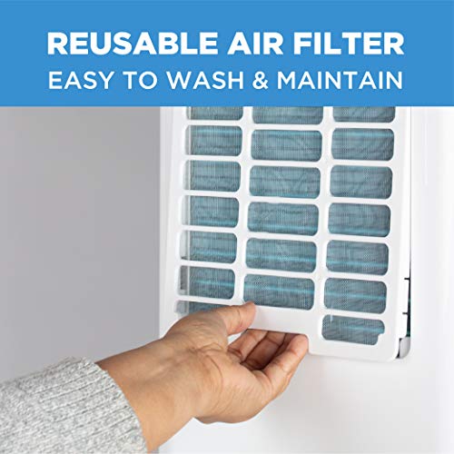 Commercial Cool 14,000 BTU Portable Air Conditioner with Heat- Multifunction 4 in 1 Air Conditioner - 24 Hour Timer Remote Control Air Conditioner - Modern Portable Air Conditioner, CCPACA14HW6C - Thumbnail 2