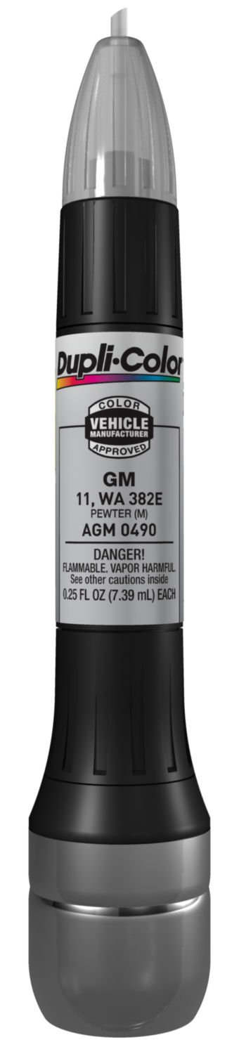 Dupli-Color AGM0490 Scratch Fix All-In-1 Exact-Match Automotive Touch-Up Paint – General Motors Pewter – 0.25 oz. Paint Pen