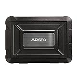 ADATA ED600 USB3.1 Tool-Free Easy Swap IP54 Waterproof Shockproof Dustproof 2.5inch SSD and Hard Drive Enclosure (AED600-U31-CBK)