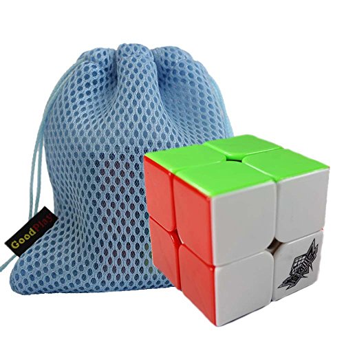 GoodPlay Cyclone Boys MuGua 2x2x2 Speed Cube Stickerless 50mm 3D Intelligence Smooth Brain Teaser Twist Puzzle Stickerless + One Customized Cube Bag
