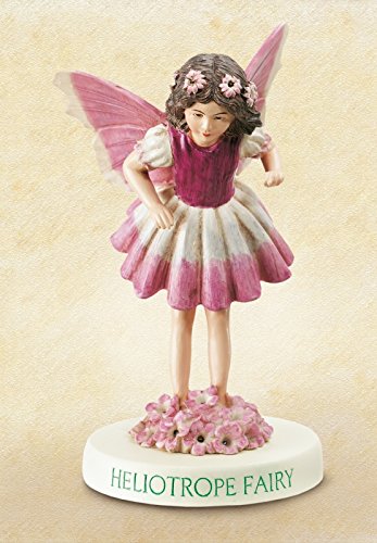 Fiebiger Floristik Heliotrope Flower Fairy 11.5cm Figurine - Purple