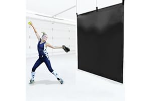 GARAGE BATTING CAGE COMPANY 5' x 6' Softball Pitching Trainer Backstop - Garage & Basement Trainer - GBCC