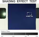 PONY DANCE Blackout Curtain Eyelet Set 2 Panels 55x96 Blue Room Darkening view 6
