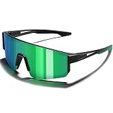 SEKKAF Polarized Sunglasses for Men Women - Sports Sunglasses for Running Baseball Driving Fishing Cycling UV400 Protection