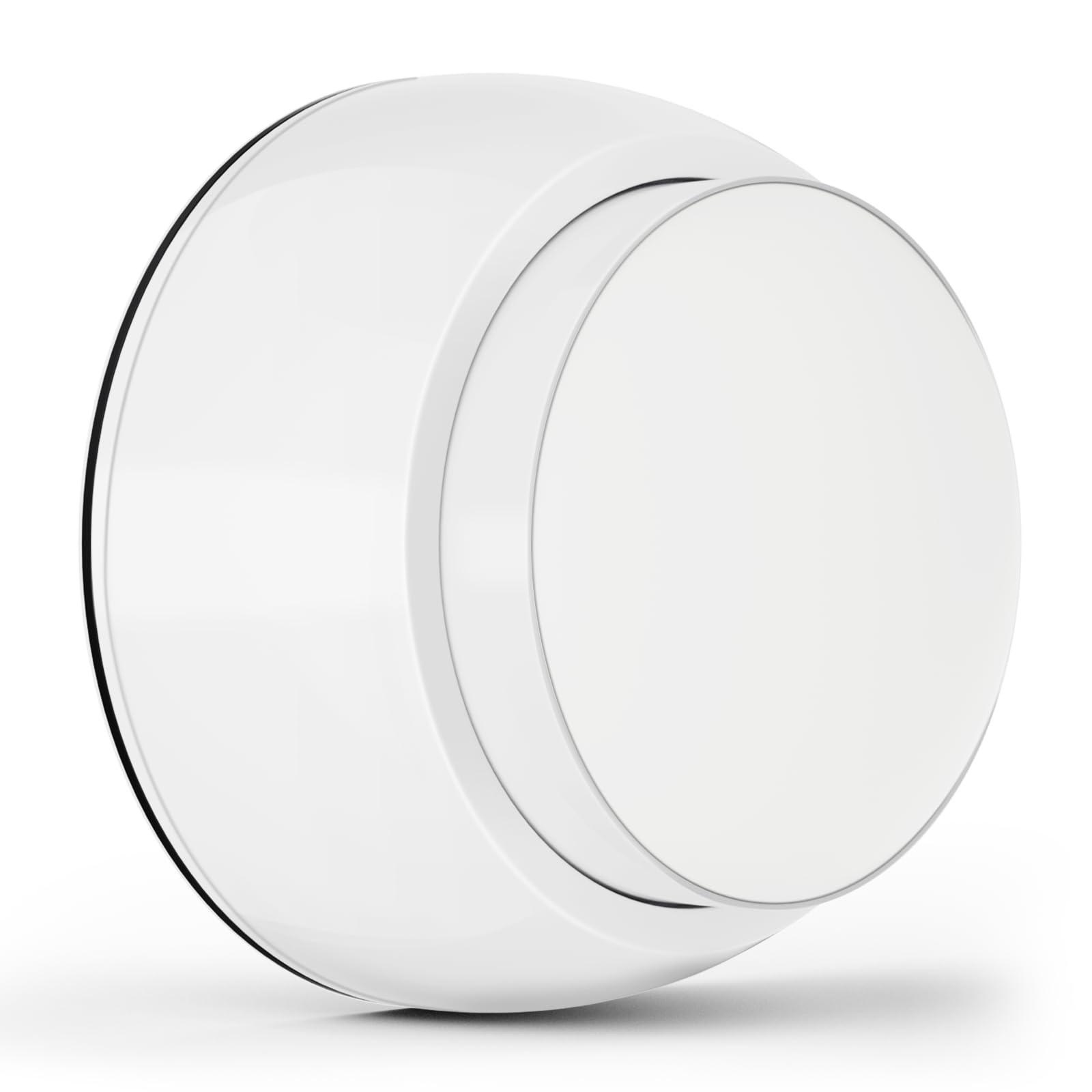 Photo 1 of Door Stopper Wall Protector with Silicone Head, Aluminum Door Knob Wall Protector, Spring Shock Absorption Technology, 1.65" Door Stoppers for Wall, Adhesive Installation or with Screw, White