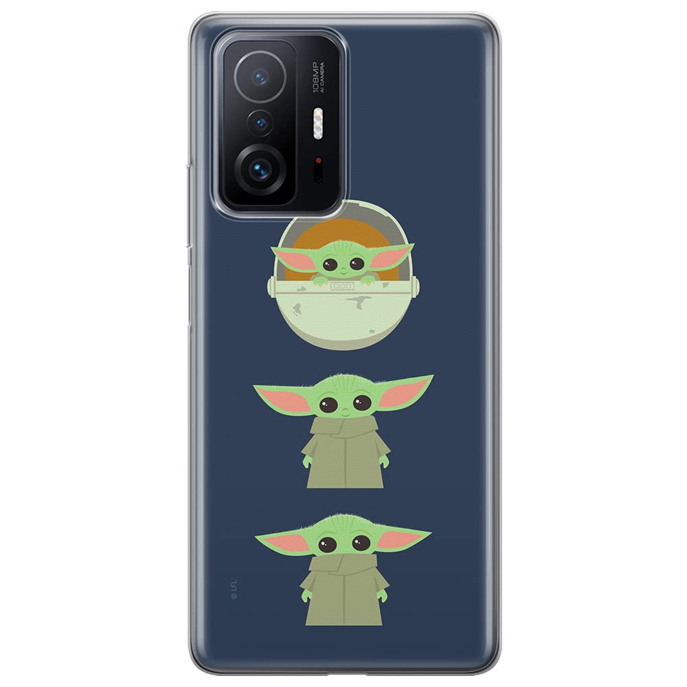 ERT GROUP mobile phone case for Xiaomi 11T 5G / 11T PRO 5G original and officially Licensed Star Wars pattern Baby Yoda 007 optimally adapted to the shape of the mobile phone, case made of TPU