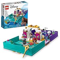 LEGO Disney The Little Mermaid Story Book 43213 Fun Playset with Ariel, Prince Eric, and Ursula Micro-Doll, Disney Princess Toy, Birthday Present for Kids and Fans Aged 5 and up