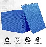ComFy Mat Interlocking Puzzle Gym Flooring 4 Tiles 24x24 Blue 16 sq ft view 6