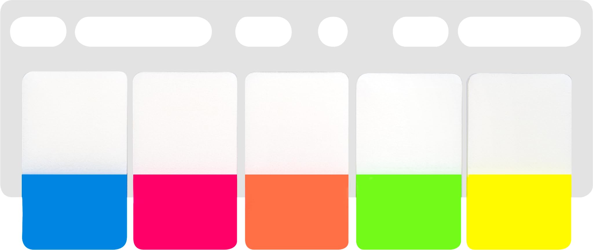 Brunnen Office to go Adhesive Index Tabs 150 Sheets 25 x 43 mm 5 Colours