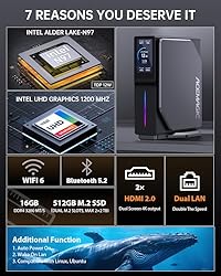 ACEMAGIC Mini pc, 12th Gen N97 (up to 3.6GHz) Mini