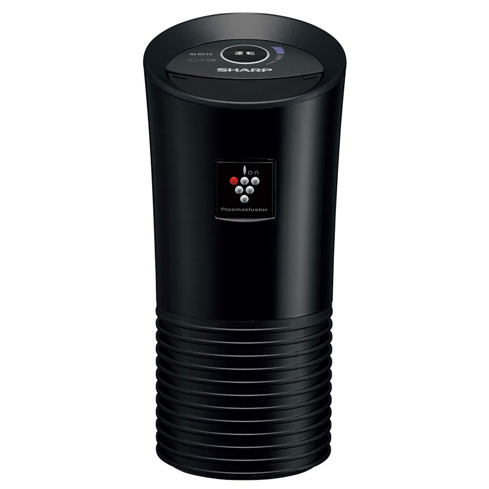 シャープ プラズマクラスター イオン発生機 車載用 カップ型 高濃度 25000 消臭 ブラック IG-KC15-BB商品画像