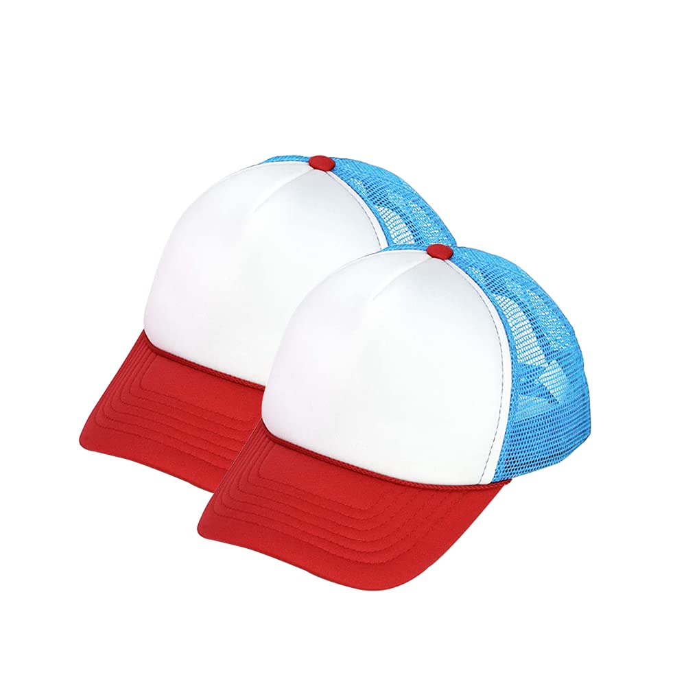 MR.R Sublimation Blank Polyester Mesh Cap Mesh Hat Two Tone Trucker ...