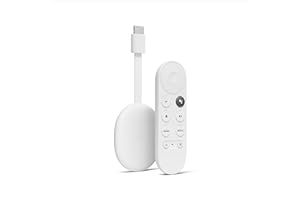 Chromecast with Google TV - Streaming Entertainment with Voice Search - Watch Movies, Shows, and Live TV in 4K HDR - Snow