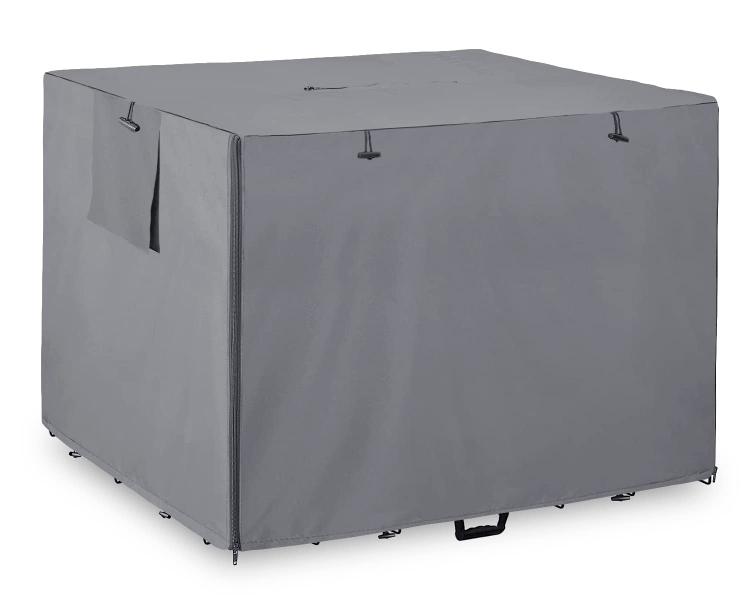 Photo 1 of Dalema 48Inch Wire Dog Crate Cover,Durable Windproof Privacy Polyester Pet Kennel Covers,Breathable Blackout Cover for 1/2/3 Door Dog Cage. (48" L x 30" W x 33" H,Grey)