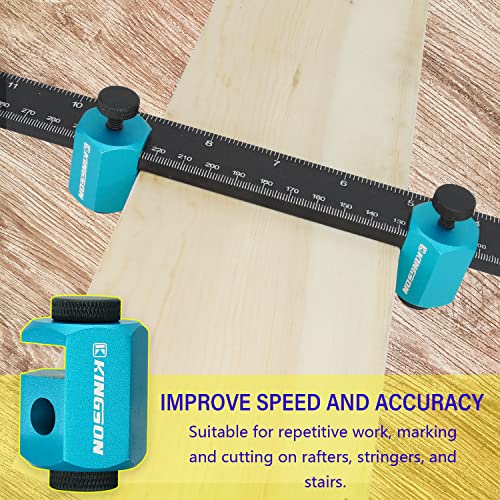 Tall Stair Gauges for Framing Square, Kingson Framing Jig for Stair