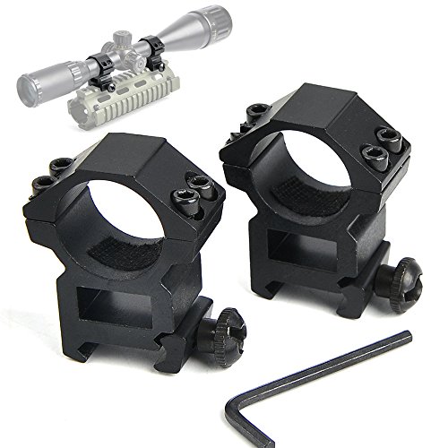BESTSIGHT 1" Rail Rifle Scope Mount Rings Range, high Range Mount for