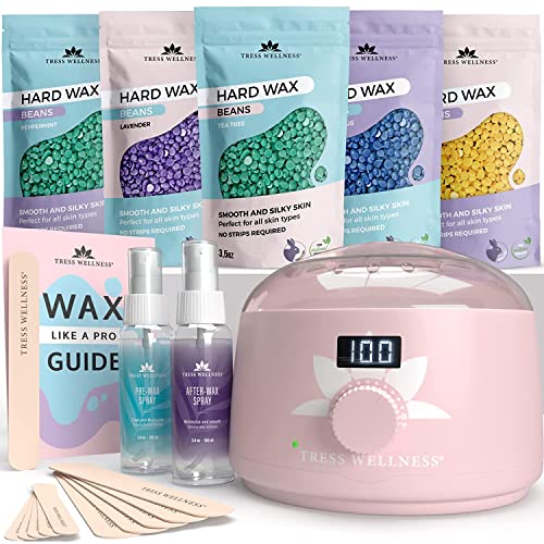 Tress Wellness Waxing Kit - Easy to use - Digital