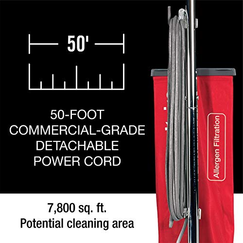 Sanitaire Tradition Commercial Bagged Upright Vacuum, SC688B, Red