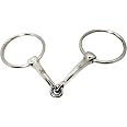 Mors De Cheval Allemand Double Joint Pastille (snaffle Bit) En Argent - NY Tack - Neuf Sous Emballage