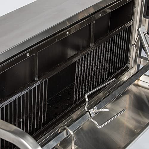 TITAN GREAT OUTDOORS 13W Stainless Steel Rotisserie Roaster, Rated 88