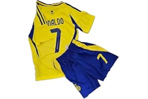 1 Stop Soccer Adult Ronaldo CR7 Jersey Uniform AL NASSR Fc Saudi Arabia Adult