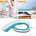NOSIVA Garment Steamer 100 ML, Portable Handheld Clothes Steamer 20 Seconds Heat-Up with Soft Lint Remover and Fabric Brush Perfect for Home and Travel (Turquoise)