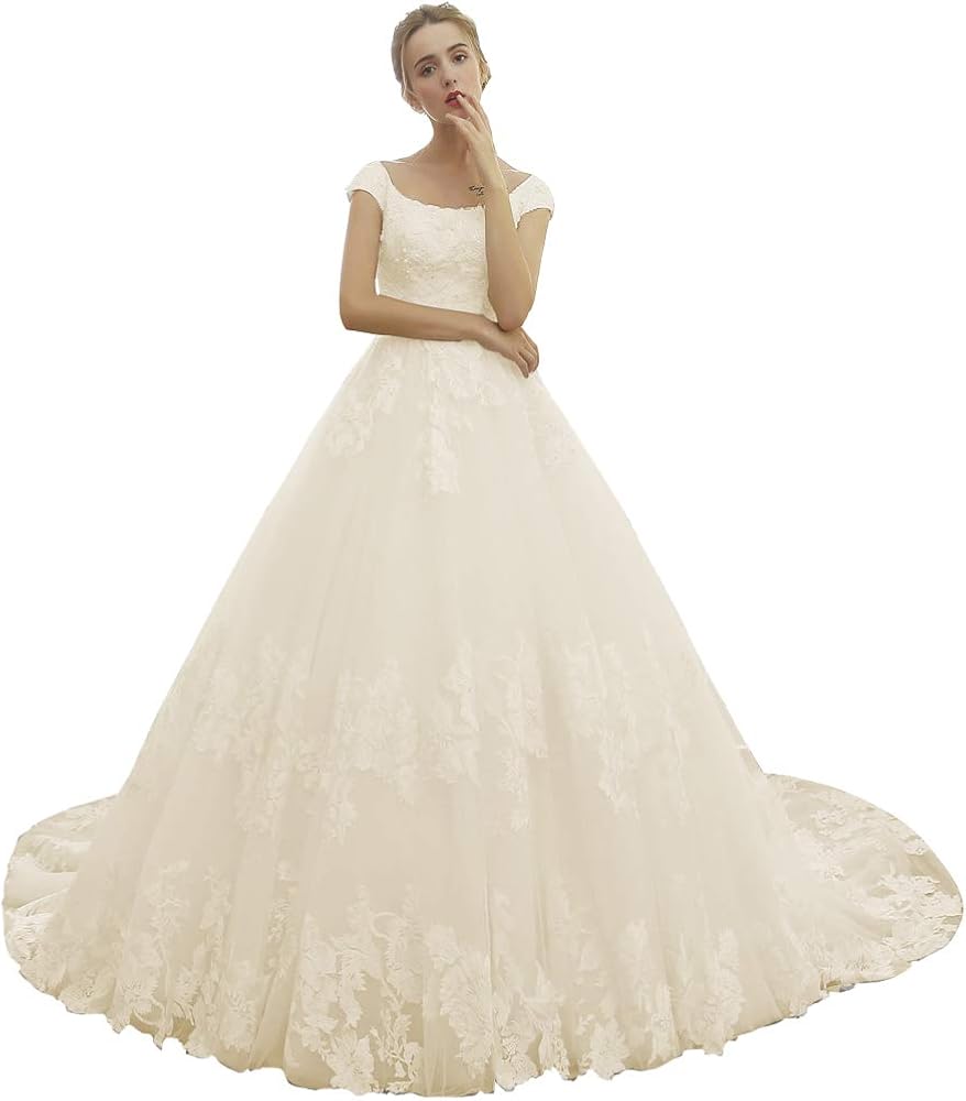 western lace wedding dress