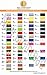 New brothreads - 40 Options- Various Assorted Color Packs of Polyester Embroidery Machine Thread Huge Spool 5000M for All Embroidery Machines -6xChristmas Colors