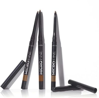 Avon Glimmerstick Microfine Eyebrow Pencil Dark Brown 2mm Tip All Day Definition