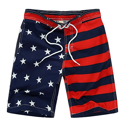 patriotic swim shorts