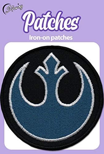Iron On Patches - Rebel Alliance Patch Iron On Patch Embroidered Applique Miltacusa Star Wars Squadron Rebel Alliance Jedi Order Patch S-86