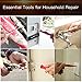 41-Piece Tool Set General Household Home Repair Hand Tools Kit with Plastic Toolbox Storage Case
