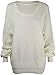 ZJ Clothes Women's Plus Size Long Sleeves Baggy Style Oversize Sweater Jumper