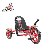 Mobo Tot Disney Pixar Cars- Lightning McQueen: A Toddler's Ergonomic Three Wheeled Cruiser Ride On, Red