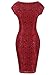 Oxiuly Women's Lace Mesh Stretch Work Bodycon Party Cocktail Dress OX180