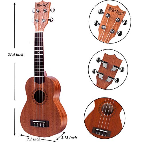 3 Mahogany+Soprano+Ukulele+Starter+Kit