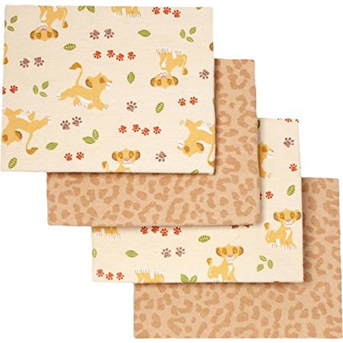 Disney Baby Lion King Under the Sun Flannel Blanket, 4 Pack