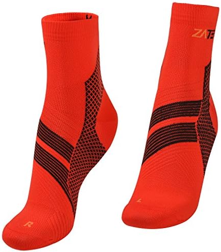 ZaTech Plantar Fasciitis Sock, Ankle Compression Socks with Arch Support